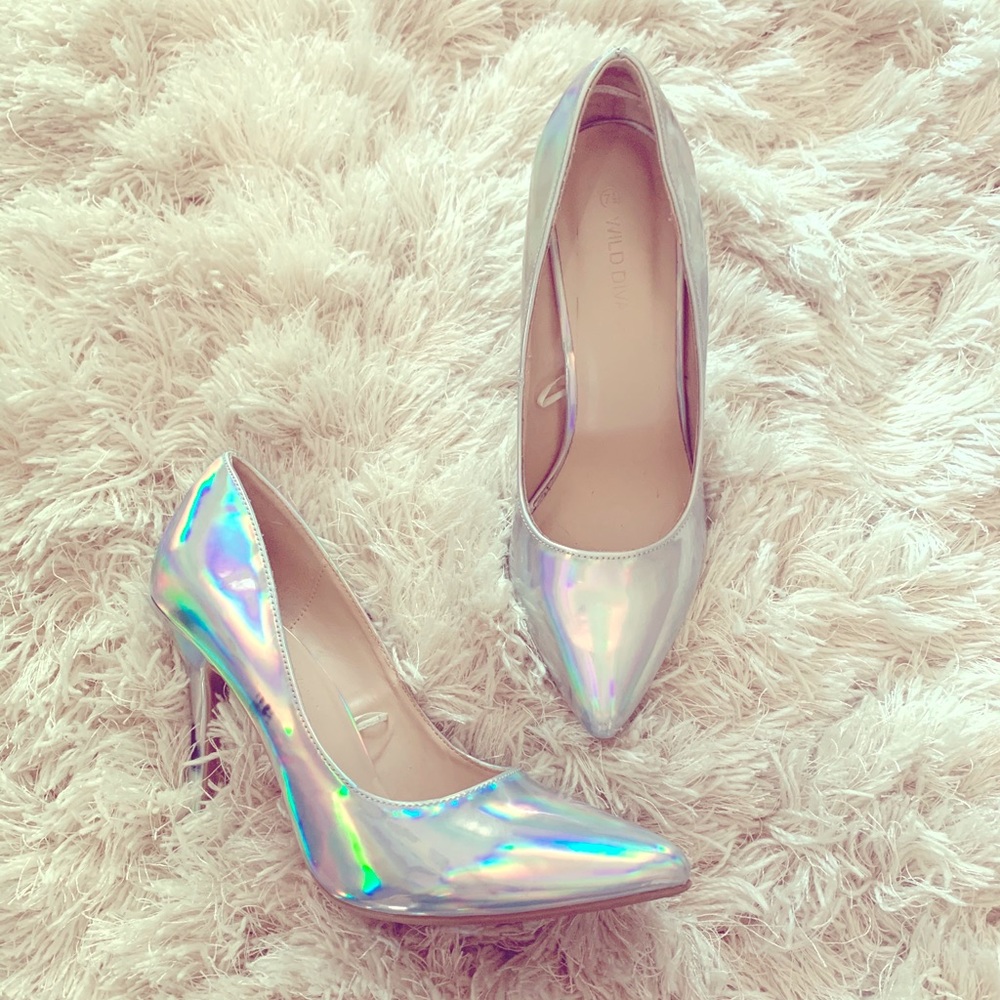 Forever 21 holographic heels